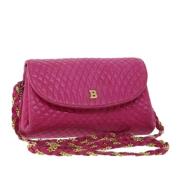 Pre-owned Leather shoulder-bags Bally Pre-owned , Pink , Dames