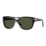 Stijlvolle zonnebril in zwart Persol , Black , Unisex