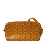 Pre-owned Fabric shoulder-bags Goyard Vintage , Yellow , Dames