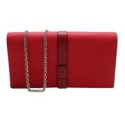 Pre-owned Leather wallets Loewe Pre-owned , Red , Dames