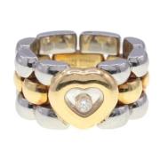 Pre-owned Stainless Steel rings Chopard Pre-owned , Yellow , Dames