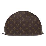 Pre-owned Canvas pouches Louis Vuitton Vintage , Brown , Dames