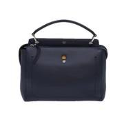 Pre-owned Leather handbags Fendi Vintage , Blue , Dames