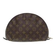 Pre-owned Canvas pouches Louis Vuitton Vintage , Brown , Dames