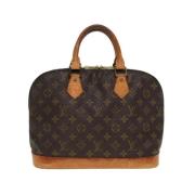 Pre-owned Canvas handbags Louis Vuitton Vintage , Brown , Dames