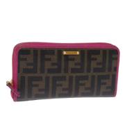 Pre-owned Canvas wallets Fendi Vintage , Black , Dames