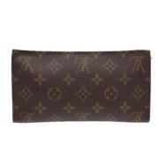 Pre-owned Canvas pouches Louis Vuitton Vintage , Brown , Dames