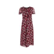 Pre-owned Silk dresses Yves Saint Laurent Vintage , Multicolor , Dames