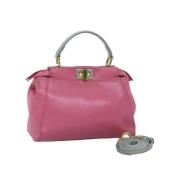 Pre-owned Leather fendi-bags Fendi Vintage , Pink , Dames