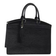 Pre-owned Leather louis-vuitton-bags Louis Vuitton Vintage , Black , D...