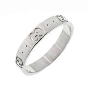 Pre-owned White Gold rings Gucci Vintage , Gray , Heren