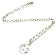 Pre-owned Silver necklaces Gucci Vintage , Gray , Dames