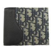 Pre-owned Leather wallets Dior Vintage , Black , Dames