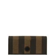 Pre-owned Canvas wallets Fendi Vintage , Black , Dames