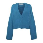 Aqua V-Neck Cardigan JW Anderson , Blue , Dames