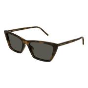 Mica Thin Zonnebril Saint Laurent , Brown , Dames