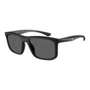 Stijlvolle zonnebril Ea4234U model Emporio Armani , Black , Heren