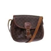 Pre-owned Canvas celine-bags Celine Vintage , Brown , Dames