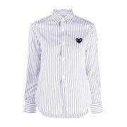 Stijlvolle Damesblouse Comme des Garçons Play , Blue , Dames