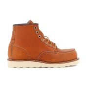 Leren Moc Teen Laars met Tractie Red Wing Shoes , Brown , Heren