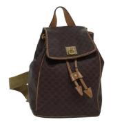 Pre-owned Leather backpacks Celine Vintage , Brown , Dames