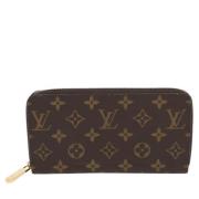 Pre-owned Coated canvas wallets Louis Vuitton Vintage , Brown , Dames