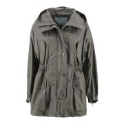 Olinda Parka met capuchon en trekkoord Max Mara Weekend , Green , Dame...