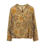 Beige Sweater Hector Blouse Momoni , Multicolor , Dames