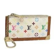 Pre-owned Canvas wallets Louis Vuitton Vintage , White , Dames