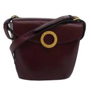 Pre-owned Leather celine-bags Celine Vintage , Purple , Dames