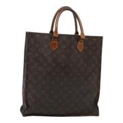 Pre-owned Canvas handbags Louis Vuitton Vintage , Brown , Dames