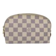 Pre-owned Canvas pouches Louis Vuitton Vintage , Beige , Dames