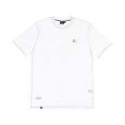 Witte Tee met Geborduurd Logo Dolly Noire , White , Heren