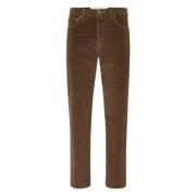 Fluwelen 5-Pocket Broek in Bruin Jacob Cohën , Brown , Heren