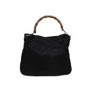 Pre-owned Nylon gucci-bags Gucci Vintage , Black , Dames