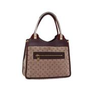 Pre-owned Canvas handbags Louis Vuitton Vintage , Brown , Dames