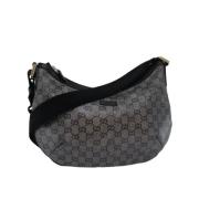 Pre-owned Leather gucci-bags Gucci Vintage , Gray , Dames