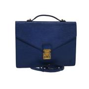 Pre-owned Leather louis-vuitton-bags Louis Vuitton Vintage , Blue , Da...