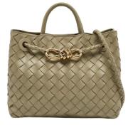 Pre-owned Leather handbags Bottega Veneta Vintage , Green , Dames