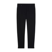 Stretch Viscose Skinny Broek Elena Mirò , Black , Dames