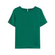 Stijlvol T-shirt voor Mannen Max Mara , Green , Dames