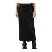 Zwarte Stijlvolle Rok Af0423 Acne Studios , Black , Dames