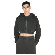 Gewassen Heavy Hooded Sweatshirt Entire Studios , Black , Heren