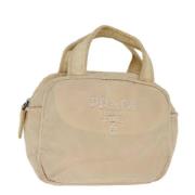 Pre-owned Nylon prada-bags Prada Vintage , Beige , Dames