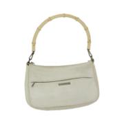 Pre-owned Leather gucci-bags Gucci Vintage , White , Dames