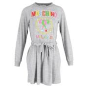 Pre-owned Cotton dresses Moschino Pre-Owned , Gray , Dames