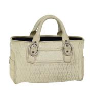 Pre-owned Leather celine-bags Celine Vintage , White , Dames