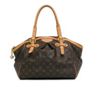 Pre-owned Canvas handbags Louis Vuitton Vintage , Brown , Dames