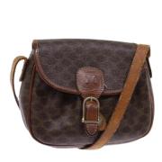 Pre-owned Leather celine-bags Celine Vintage , Brown , Dames