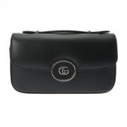 Pre-owned Leather gucci-bags Gucci Vintage , Black , Dames